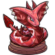 Divine Crimson Rattlinz Figurine