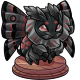 Divine Charcoal Nochturn Figurine