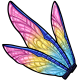 Pansexual Pride Pixie Wings