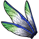 Aromantic Pride Pixie Wings