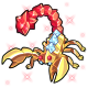 Mirage Jeweled Scorpion Brooch