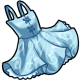 Blue Frilled Dress