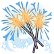 Cerulean Jubilee Sparklers