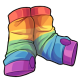 Rainbow Armwarmers